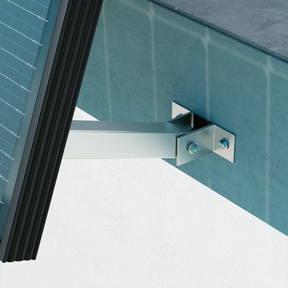 Balkonkraftwerk Halterung für den Balkon - Set für ein Solarmodul - Image 4